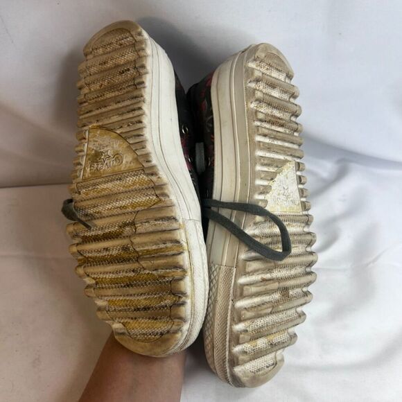 Converse All Star Chuck Taylor Parkway Floral Lace Up High Top Sneaker Size 6.5 - Picture 8 of 9